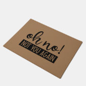 Oh nein! Nicht wieder Fußmatte (Schrägansicht)