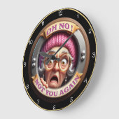 Oh nein, nicht wieder! große wanduhr (Winkel)