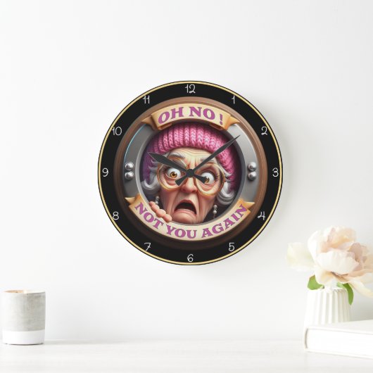 Oh nein, nicht wieder! große wanduhr (Zuhause)