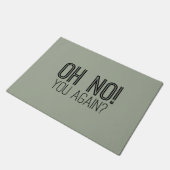 Oh nein! Noch einmal? Door Mat Fußmatte (Schrägansicht)