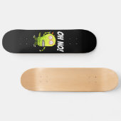 OH NEIN! PANIC GREEN MONSTER FUNNY Skateboard Deck (Horizontal)