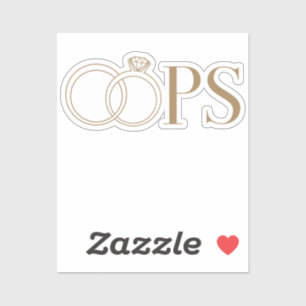 OH NEIN! Scheidungs-Party Aufkleber