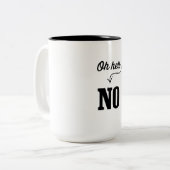 Oh nein zweifarbige tasse (Vorderseite Links)