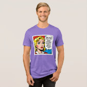 Oh No Female - Unisex -  Tri-Blend Shirt (Vorderseite voll)