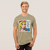 Oh No Female - Unisex -  Tri-Blend Shirt (Vorderseite voll)