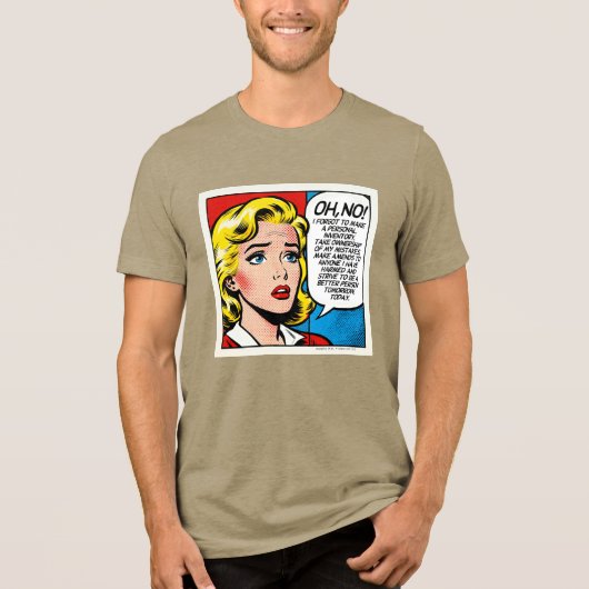 Oh No Female - Unisex -  Tri-Blend Shirt (Vorderseite)