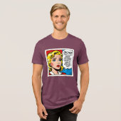 Oh No Female - Unisex -  Tri-Blend Shirt (Vorderseite voll)