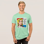 Oh No Female - Unisex - Tri-Blend Shirt (Vorderseite voll)