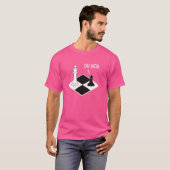 Oh No King Pawn Schach Piece Funny Schach Player C T-Shirt (Vorne ganz)