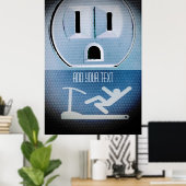 Oh No von Shirley Taylor Poster (Heimbüro)