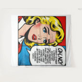 OH NO Wall Art Tapestry Wandteppich (Vorderseite (Horizontal))