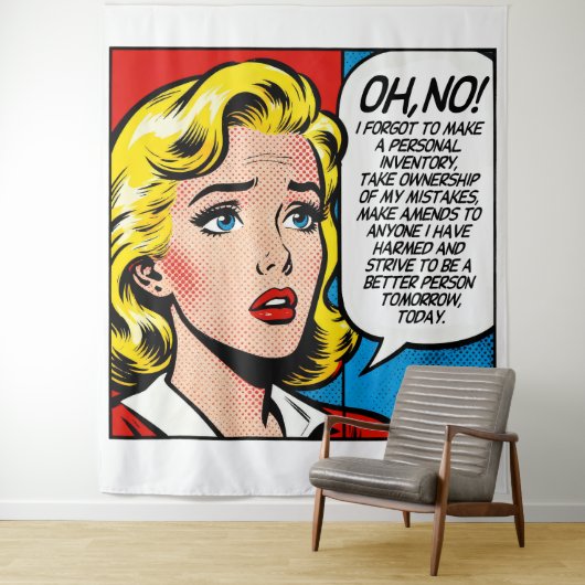 OH NO Wall Art Tapestry Wandteppich (Beispiel)