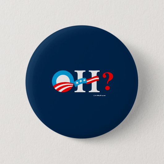 OH- - Obama dann Hillary - AntiHillarypng-Weiß - Button (Vorderseite)