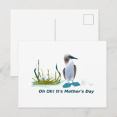 Oh Oh Muttertag Postkarte (Vorne/Hinten)