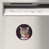 Oh Paw-Lease Cat Magnet (In Situ (Geschirrspüler))