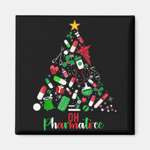 Oh Pharmatree Apotheke Weihnachten Apotheker Techn Magnet