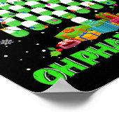 Oh Pharmatree Christmas Tree Pharmacy Medication P Poster (Ecke)