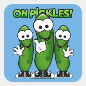 Oh Pickles Aufkleber (Vorderseite)