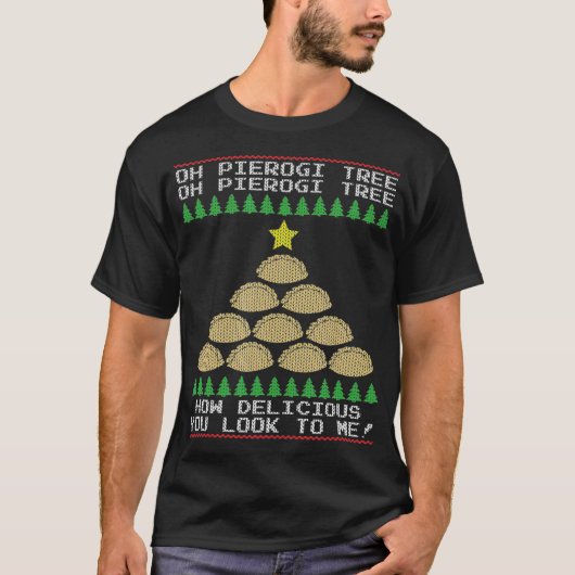 Oh Pierogi Tree T-Shirt (Vorderseite)