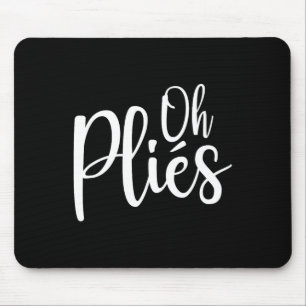 Oh Plies Lustiger Byllet Tanzlehrer Klein  Mousepad