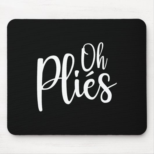 Oh Plies Lustiger Byllet Tanzlehrer Klein Mousepad (Vorne)
