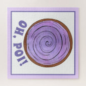 OH, POI (Oh Junge) Hawaiianisches Lila Taro Root F Puzzle (Horizontal)