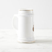 Oh Poo Emoji Bierglas (Vorderseite Links)