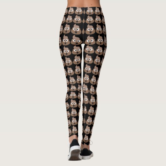 Oh Poo Emoji Leggings (Rückseite)