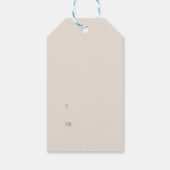 Oh Reh! Frohe Weihnachten Geschenkanhänger (Rückseite)