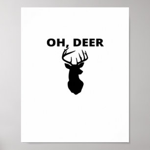 Oh Reh Oh Lieber Whimsischer Kunststil Poster
