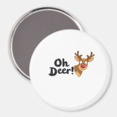 Oh Reh Saubere Minimale Sicht Magnet (Vorderseite/Rückseite)