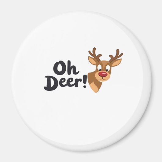 Oh Reh Saubere Minimale Sicht Magnet (Vorne)