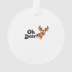 Oh Reh Saubere Minimale Sicht Ornament