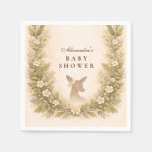 Oh Reh Wald Baby Shower Serviette (Vorderseite)