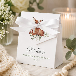 Oh Reh Wasserfarbe Floral Baby Shower Geschenkschachtel
