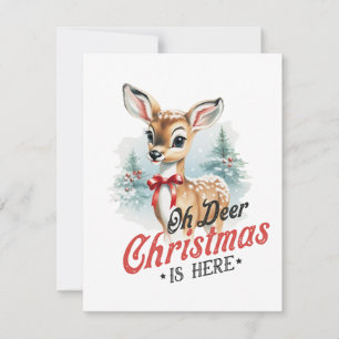 Oh Reh Weihnachten ist da