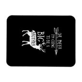 Oh Reh Wird Großer Bruder Weihnachtsankündigung Magnet (Horizontal)