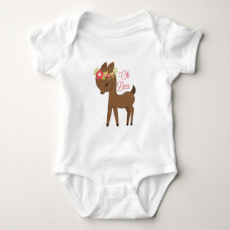 "Oh Rotwild-" Ballettröckchen-Bodysuit Baby Strampler
