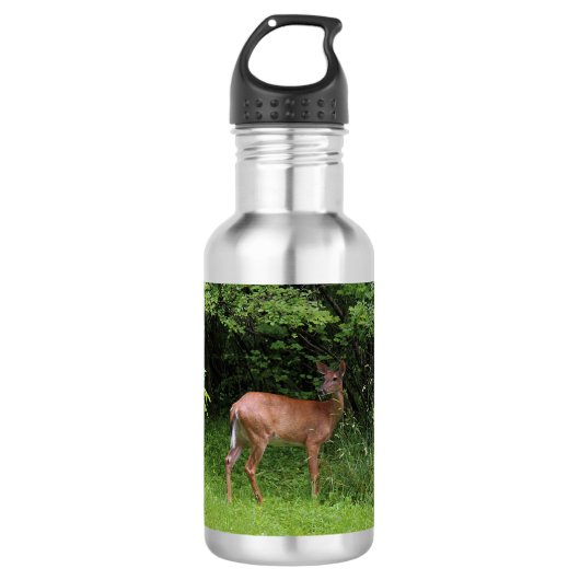 Oh Rotwild! Edelstahlflasche (Vorderseite)