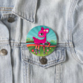Oh Rotwild! Regenbogen-Knopf Button (Beispiel)