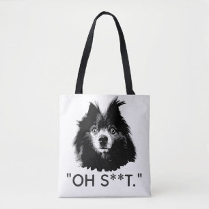 "OH S**T" Lustiger Pom-Tasche Tasche