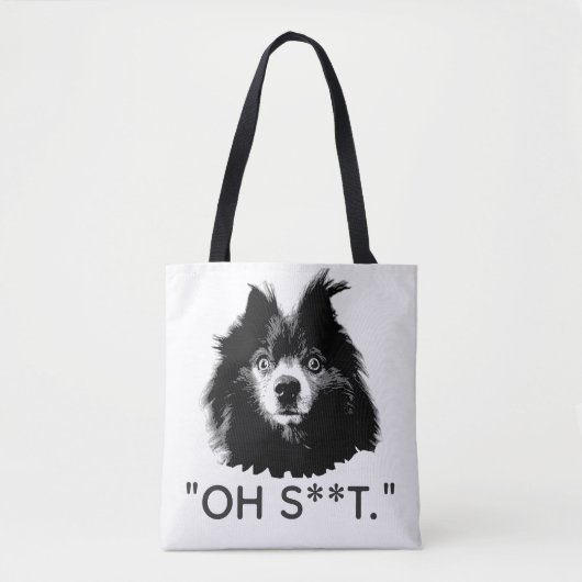 "OH S**T" Lustiger Pom-Tasche Tasche (Vorderseite)