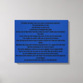 Oh Sailor Leinwanddruck (Vorderseite)