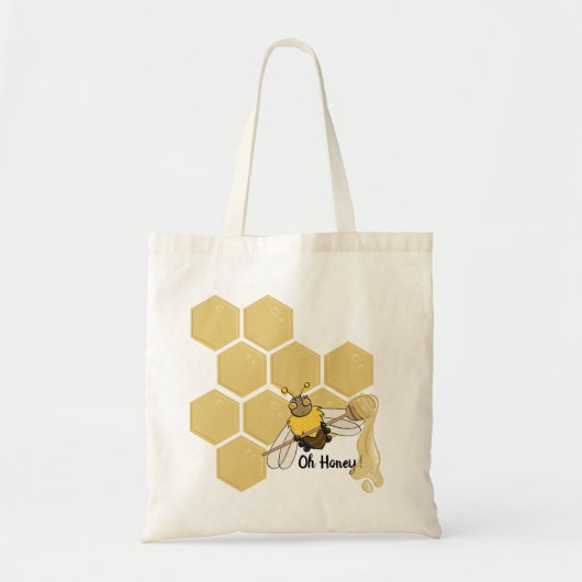 Oh, Schatz! Cartoon Bee Tasche (Vorne)