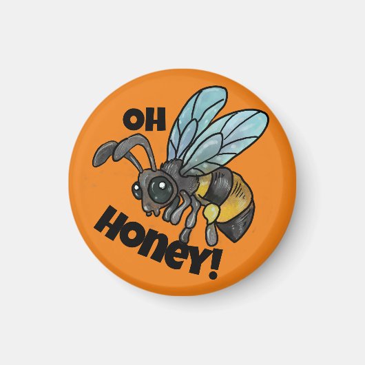 Oh, Schatz! Niedliche Biene Magnet (Vorne)