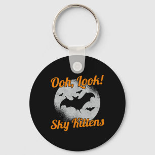 Oh schau Sky Kittens Bat Halloween Bats Schlüsselanhänger