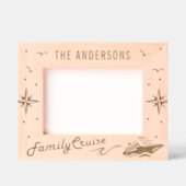 Oh Schiff Es ist eine Reise mit einem Schiff für e Geätzte Rahmen (Vorderseite)