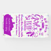 Oh, Schiff Es ist eine Reisetür für Mädchen Banner (Horizontal)