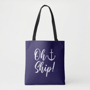 Oh, Schiff! nautisch Tasche