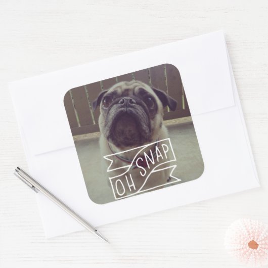 Oh, schläfst! Aufkleber (Umschlag)